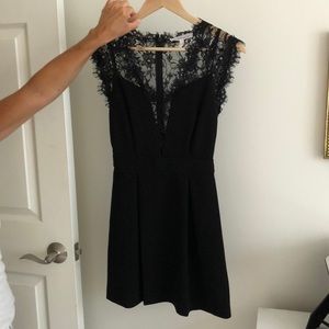 BCBG generation black lace dress